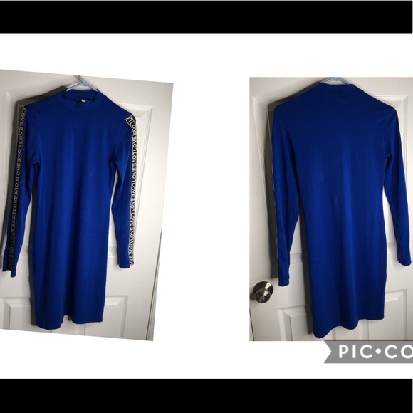 Fashion Nova’s Always Happy Mock Neck Dress - Picture 3 of 4